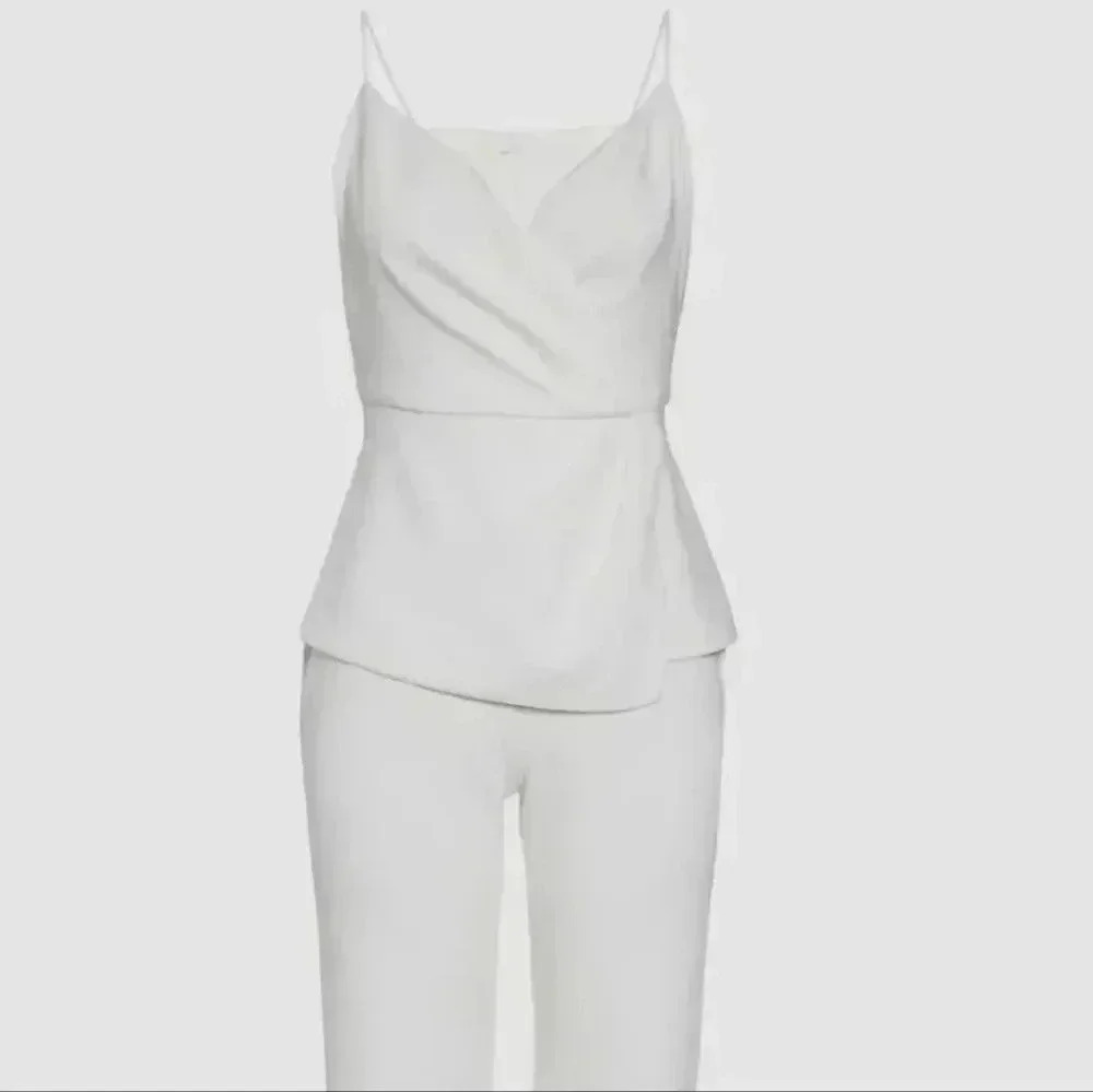 Black Halo Women's Ivory Peplum Top 